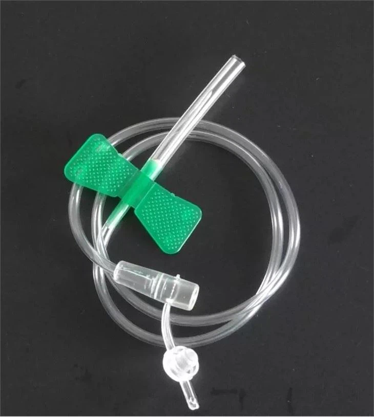 Disposable Scalp Vein Set Butterfly Needle Syringe With Needle 23G