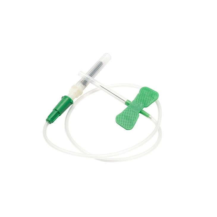 Color Coded Medical Supplies Blood Collection Needle Butterfly Needle With CE ISO