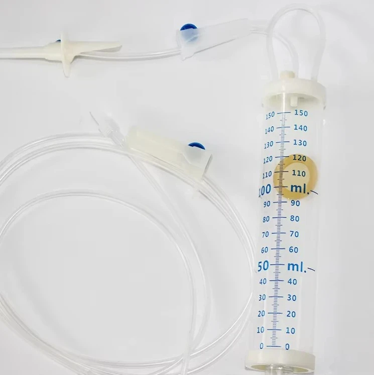 Jednorazowy zestaw infuzyjny z biuretą do jednorazowych materiałów medycznych