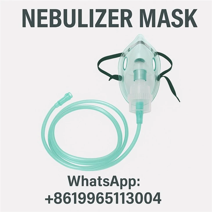 Maska nebulizatora z cewnikiem tlenu nosa