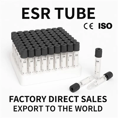 ESR Pluca Blood Rurka Black Cap13*75\/13*100\/16*100 mm